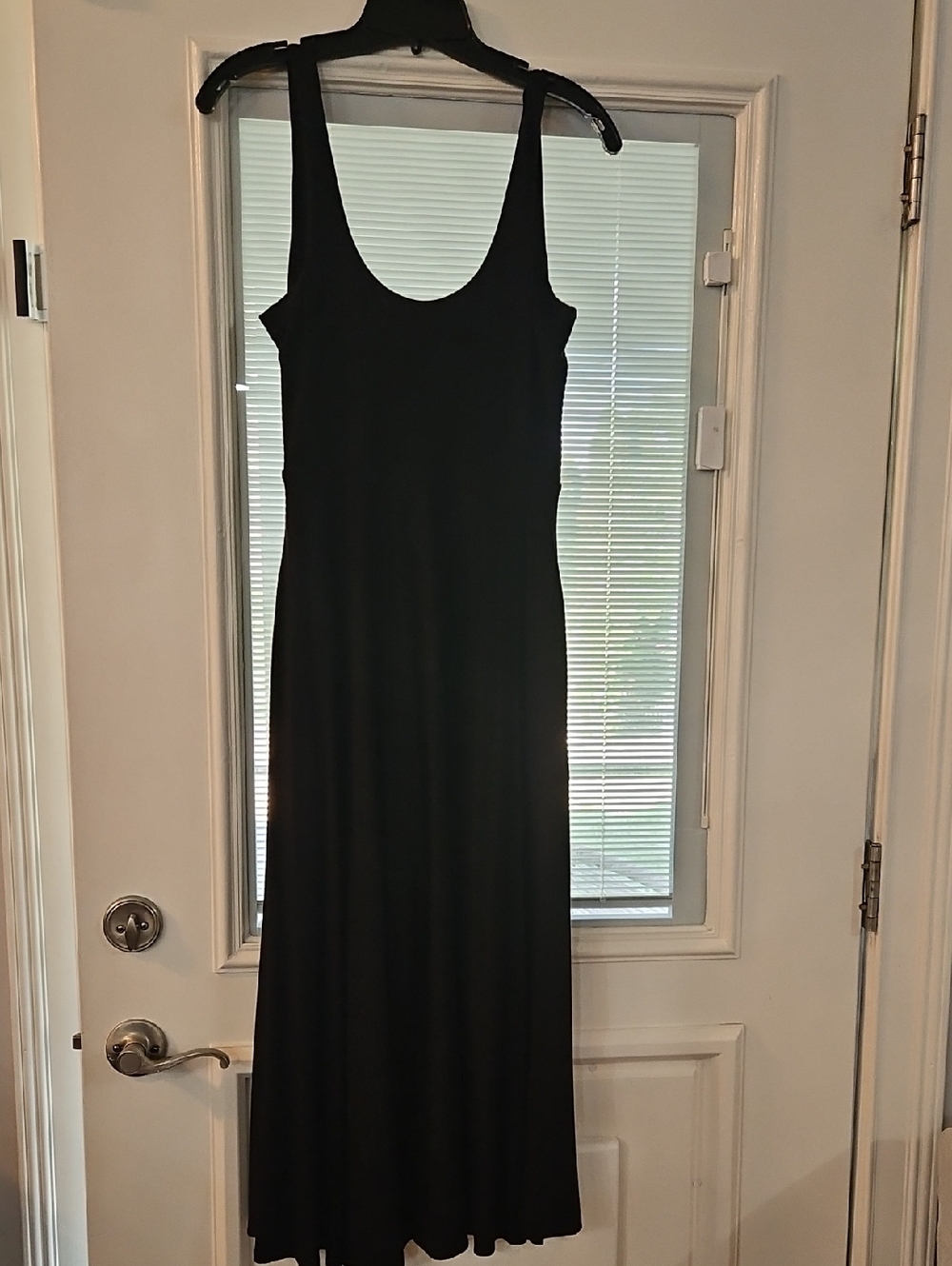 Athleta Black Scoop-Neck Maxi Dress